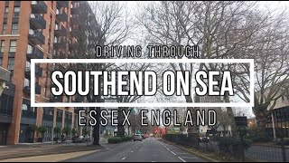 2024 February  Southend on Sea Drive Tour With Unedited Traffic On A Cold English Evening 4K HDR [upl. by Innes]