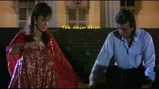 Tak Dhin Dhin song Sadak Movie Kumar Sanu Anuradha Paudwal Babla Mehta Love Songs Sanjay Dutt [upl. by Iris]