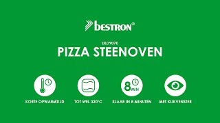 Bestron DLD9070 Pizza Steenoven  NL [upl. by Fortunato951]