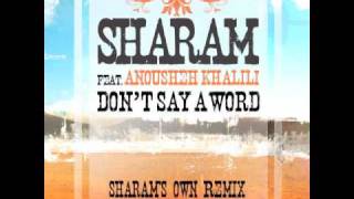 Sharam Feat Anousheh Khalili Dont Say A Word Sharams Own Remix [upl. by Rolyks]