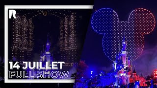 4K60 Disneyland Paris 14 Juillet 2023  Bastille Day  1495 Drones [upl. by Erodaeht]