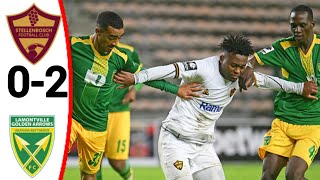 Stellenbosch vs Golden Arrows 02 All Goals and Extended Highlights [upl. by Ennyrb]