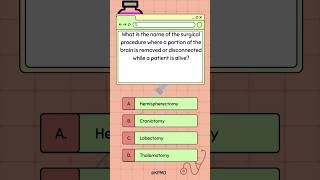 🧠 Last Resort Brain Surgery When Doctors Remove Half the Brain 😲 mededtrivia brainsurgery quiz [upl. by Chicky]