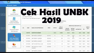 Cara cek hasil UNBK 2019 [upl. by Cedric512]