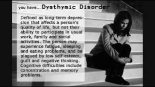 Dysthymic Disorder [upl. by Annavoig]