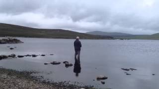 Trout Fishing at Clousta Loch Shetland Westside [upl. by Klein257]