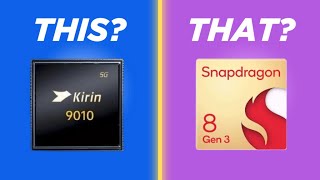 Huawei Kirin 9010 vs Snapdragon 8 Gen 3 [upl. by Sneve527]