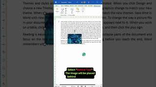 📐 Wrap Text Like a Pro in MS Word 🖋️shortvideo [upl. by Sissie]