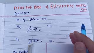 Fermi and Bose gas for elementary particles StatisticalPhysics reference Book Landaus and Lifshitz [upl. by Kauslick402]