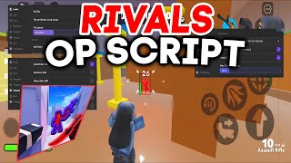 RIVALS Script  Hack GUI  Aimbot ESP Noclip Hitbox Expander  Mobile [upl. by Nosille]