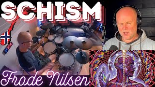 Drum Teacher Reacts Schism  Tool  Drum Cover by Frode Nilsen [upl. by Llertniuq]