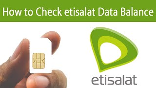 How to Check etisalat Data Balance  etisalat Data Balance Check Code  etisalat data balance Check [upl. by Are]