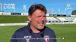 NordicBet Liga  Interview med Michael Hansen fra FC Fredericia [upl. by Trish]