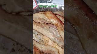 Stuffed Turkey with bacon food thanksgiving healthy enjoy [upl. by Maitilde]