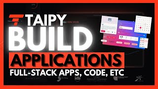 Taipy Create Production Ready Apps Within Minutes Opensource [upl. by Ynettirb]