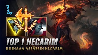 Wild Rift HECARIM  TOP 1 High Noon Hecarim S14 Ranked Gameplay  Build [upl. by Schulman]