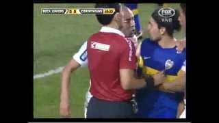 Boca 0  Corinthians 0 Amarilla a Riquelme  Copa Libertadores 2012 [upl. by Polak]