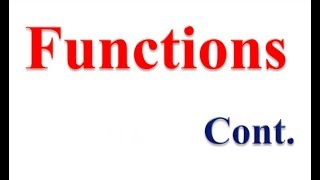 Functions in C Programming Part 3 [upl. by Nadoj]