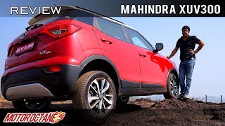 Mahindra XUV300  Hindi Review  MotorOctane [upl. by Initirb]