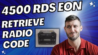 How to Get Your Ford 4500 RDS EON Radio Code for Free [upl. by Hgalehs]