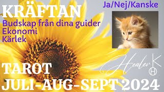 Kräftan ♋ JuliAugustiSeptember 2024 Tarot  Healer K [upl. by Yliab295]