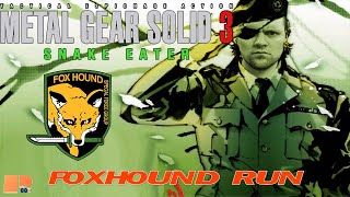 Metal Gear Solid 3  Foxhound Run Part 2  Metal Gear Solid Master Collection Vol 1 [upl. by Royden]