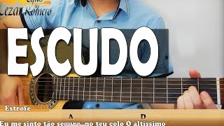 Aula de Violão Gospel  Escudo Voz da Verdade  versao iniciantes [upl. by Nwahsud245]