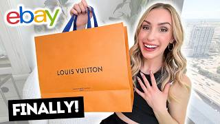 I bought my DREAM LOUIS VUITTON on EBAY 😮 UNBOXING amp PRELOVED LUXURY TIPS  Coffret Tresor 24 [upl. by Ananna440]