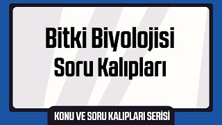 12 KALIP SORUDA BİTKİ BİYOLOJİSİ [upl. by Amol]