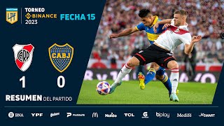 TorneoBinance 2023  Fecha 15  resumen de River  Boca [upl. by Elwyn]