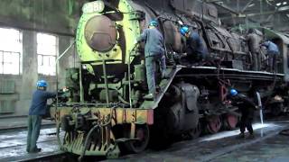 Chinas Last Steam Locomotive Shed  Sandaoling 2017  Not As Cold As Last Time [upl. by Asilej578]