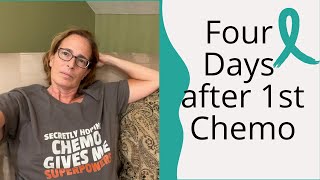 Chemo side effects after my first treatment Cancer Vlog 6 September 6 2022 [upl. by Nnaid]