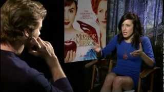 Laura host of YTVs Big Fun Movies interviews Armie Hammer [upl. by Oicelem]