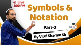 Symbols Notation  Part 2  Reasoning Class  By Vitul Sir  Study IQ [upl. by Haceber]