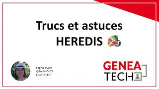 Trucs et astuces Heredis n°4  Les rubriques personnelles [upl. by Crooks]