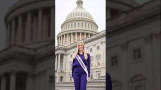 MissAmerica on Capitol Hill for PancreaticCancerAwarenessMonth 💜 [upl. by Airdnassac]