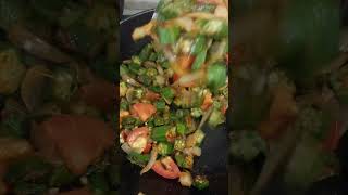 bhindi food recipe cooking bhindifry padminikiminikitchen [upl. by Adianez]