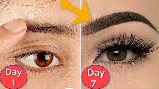 Home Remedies for Thick Eyebrow Growth in Hindi [upl. by Thetes647]