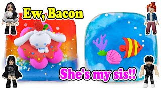 Relaxing Slime Storytime Roblox  My sister was hated just because she was Bacon [upl. by Yzdnil]