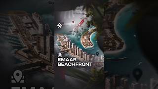 EMAAR BEACHFRONT Обзор района в Дубае [upl. by Selohcin]