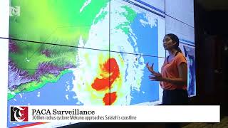 Weather update Get the latest on Cyclone Mekunu from PACAs Salalah headquarters [upl. by Mairim]