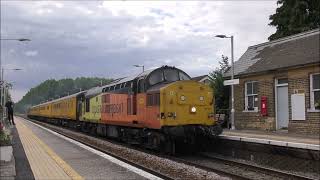 Colas 37175 And 37607 At Lakenheath Working 1Q98 Cambridge To Cambridge 20072023 [upl. by Edroi]