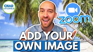 How To Set A Virtual Background In Zoom Shorts [upl. by Atilehs769]