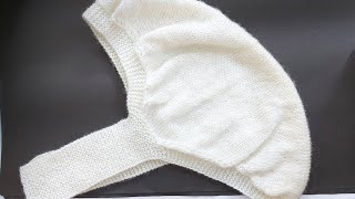 Easy Knitting Scarf Design Step By Step [upl. by Gilliam]