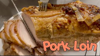 How to cook a Pork loin in crockpot [upl. by Hsima576]