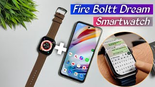 Fire Boltt Smartwatch Connect To Phone  How To Connect Fire Boltt Dream Smartwatch To Phone [upl. by Rosabella]