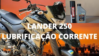 LANDER 250 LUBRIFICAÇÃO CORRENTE [upl. by Paddie763]