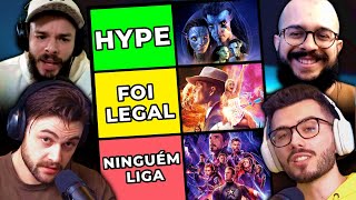 Vingadores Ultimato foi MAIOR que Avatar  Tier List Filmes EVENTO  PAPINHO 017 [upl. by Alraep]