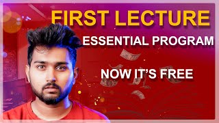 TharunSpeaks FIRST LECTURE The Essential Program for FREE [upl. by Knuth]