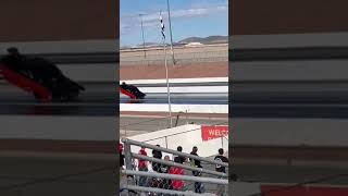 Brandon James Street Outlaws Airborne Crash [upl. by Issak]